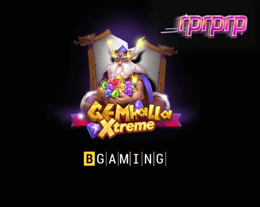 Tampilan visual slot Gemhalla Xtreme dengan tema Norse dan Thor